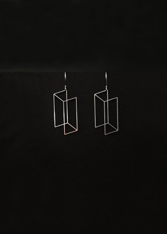 Two Planes 14k Gold Plated Earrings