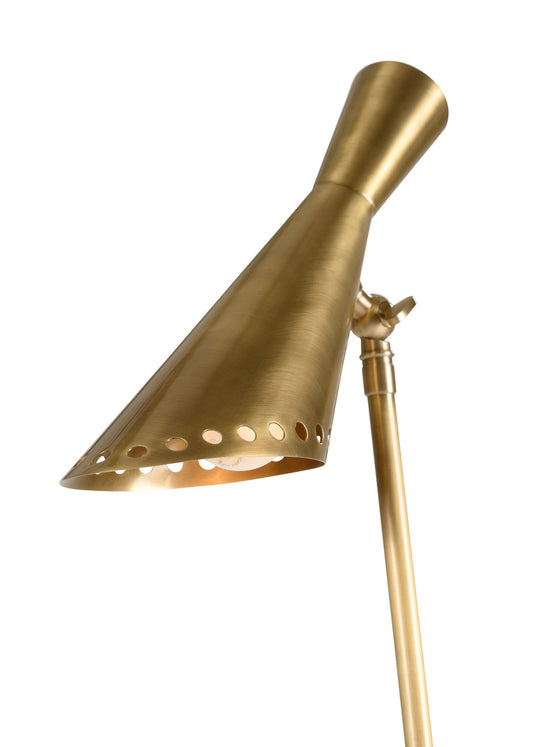 MidCentury Style Brass Table Lamp
