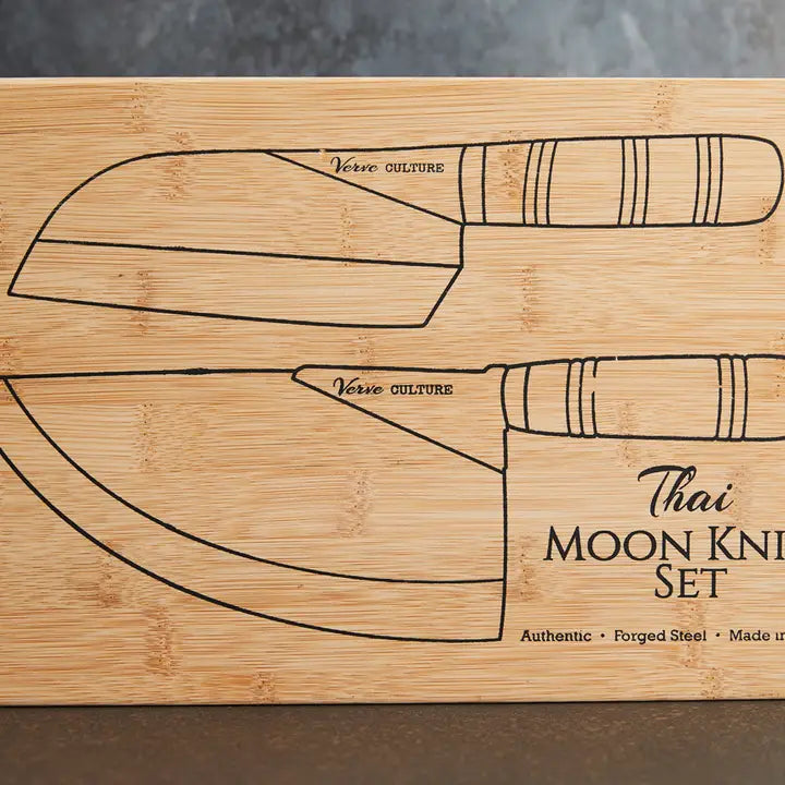 Thai Moon Knife Duo Set
