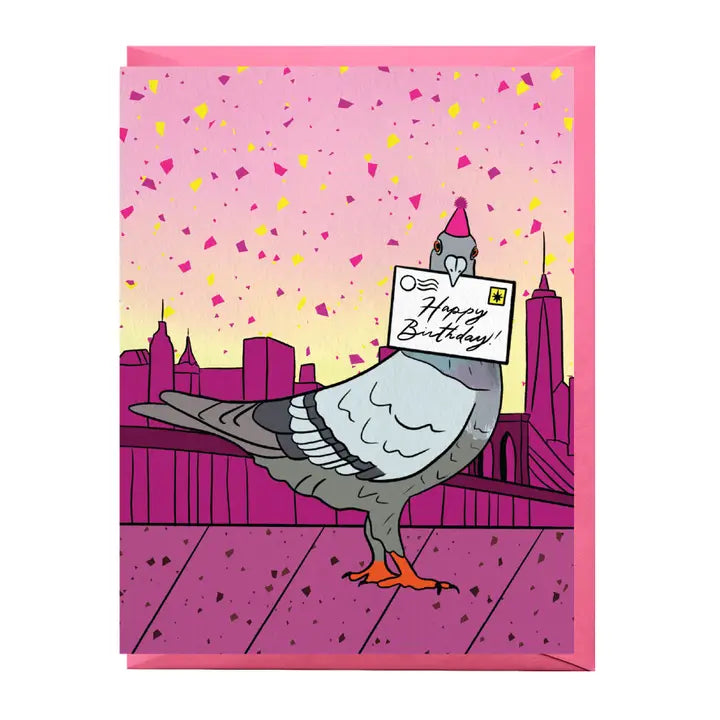 Bday Pigeon Card