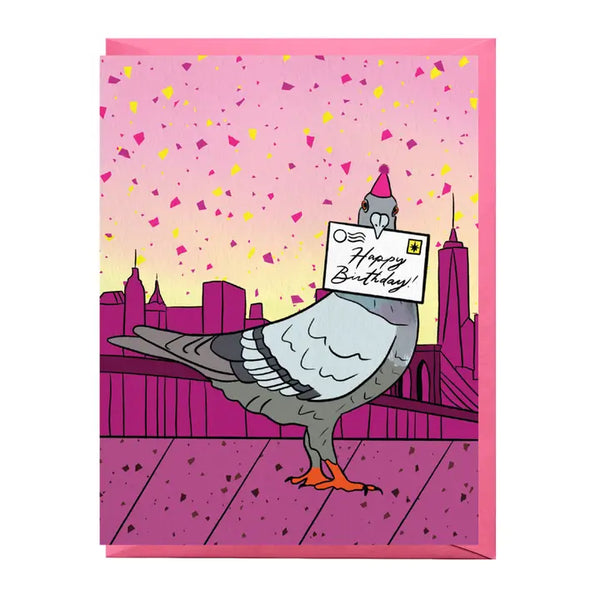 Bday Pigeon Card