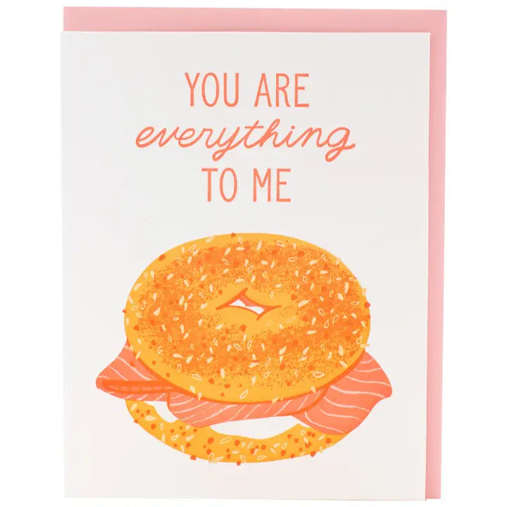 Everything To Me Bagel Card
