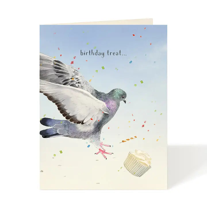 Pigeon Express - Birthday Treat Card