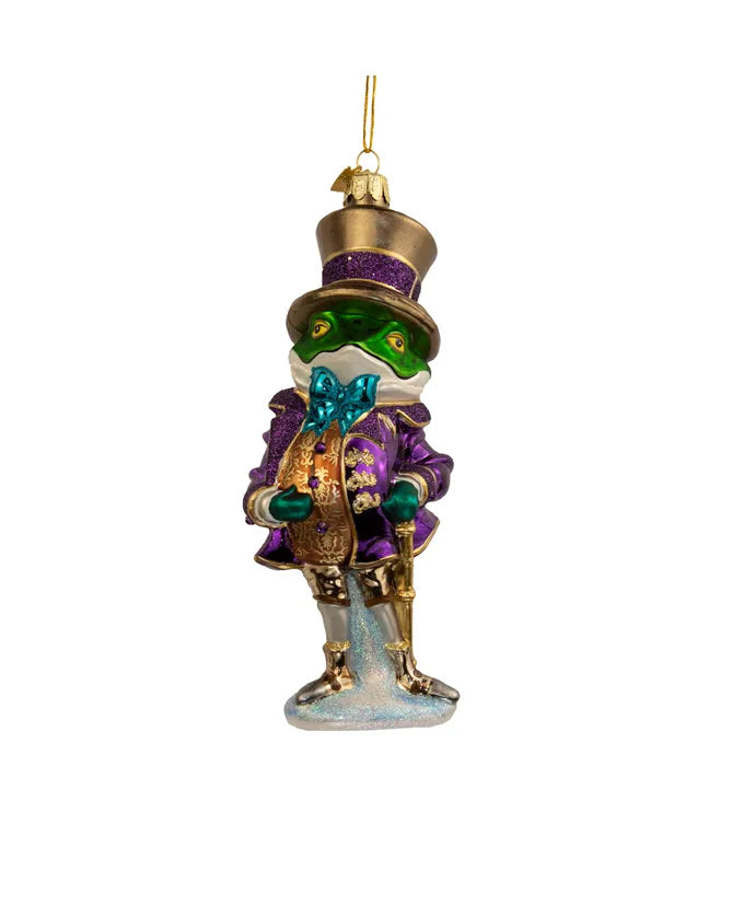 Bellissimo Gentleman Frog Ornament