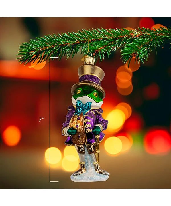 Bellissimo Gentleman Frog Ornament