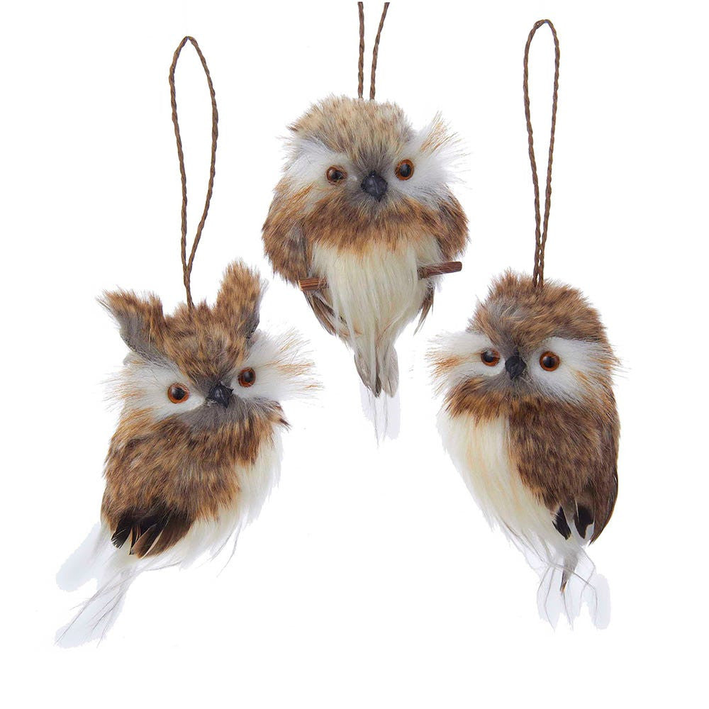Brown Hanging Owl Ornament (Individual)
