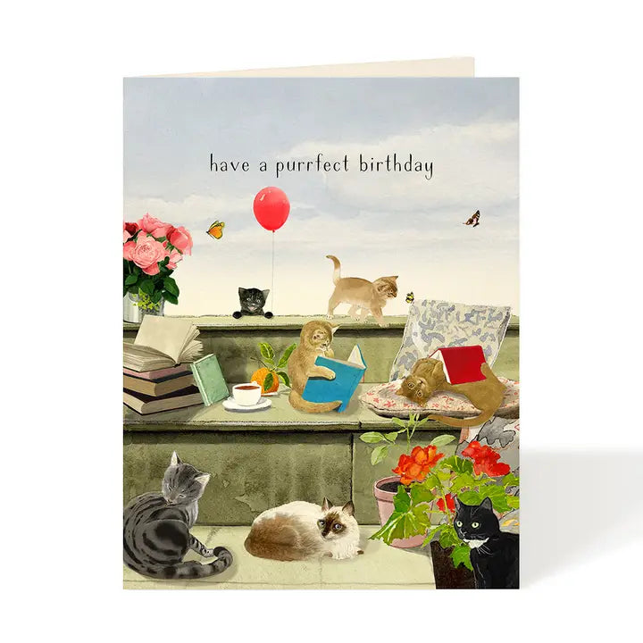 Purrfect Birthday Card