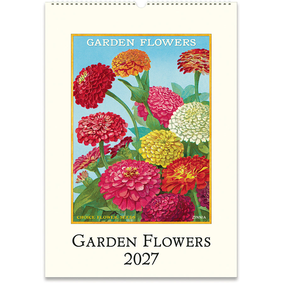 Garden Flowers 2027 Wall Calendar