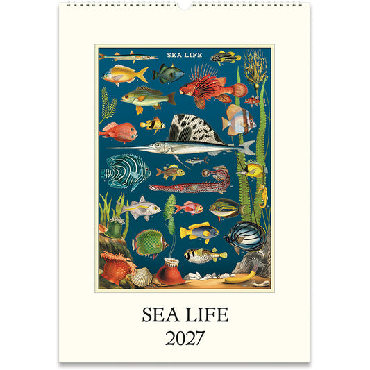 Sea Life 2027 Wall Calendar