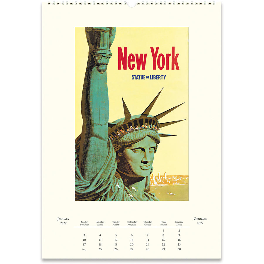 New York 2027 Wall Calendar
