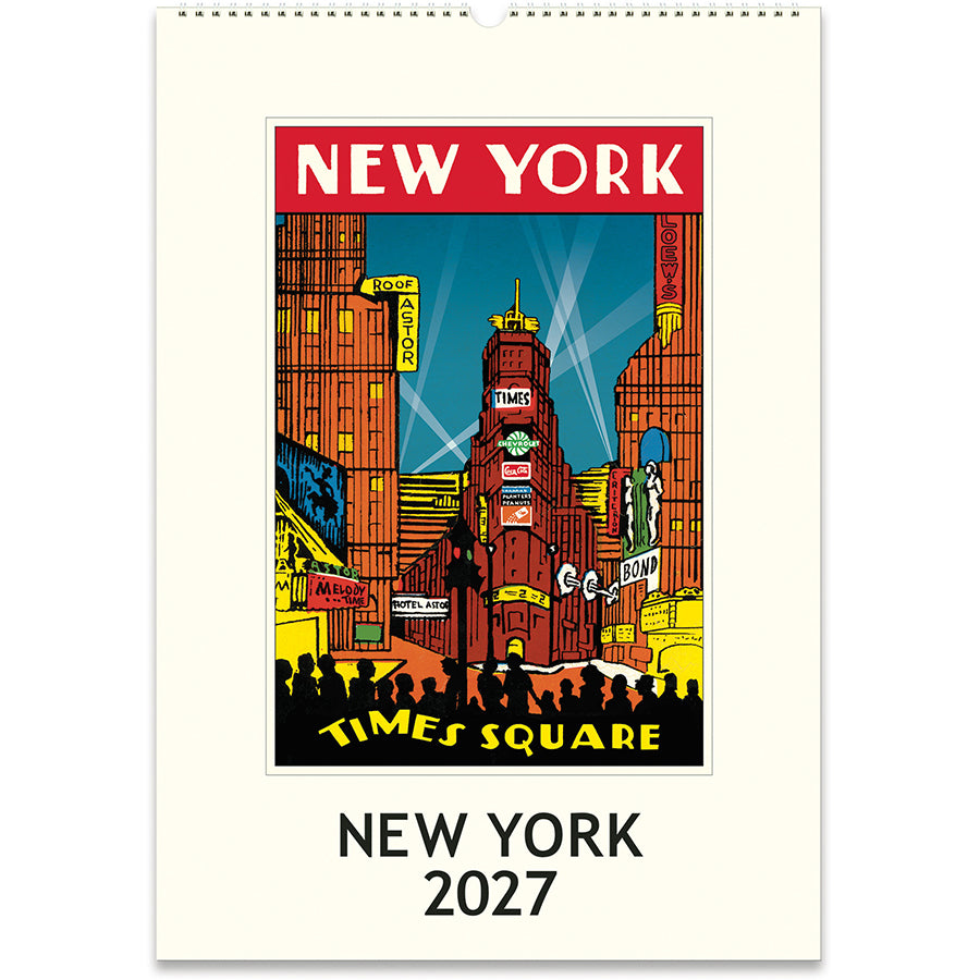New York 2027 Wall Calendar
