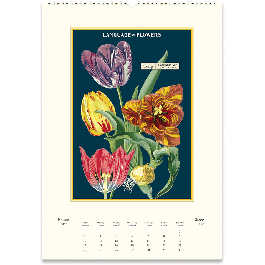 Language of Flowers  2027 Wall Calendar