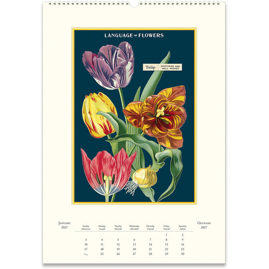 Language of Flowers  2027 Wall Calendar