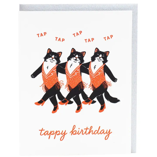 Rock Cats Birthday Card