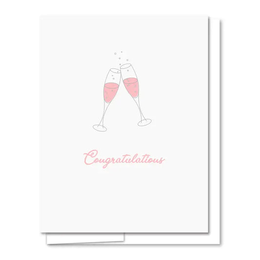 Champagne Congrats Card