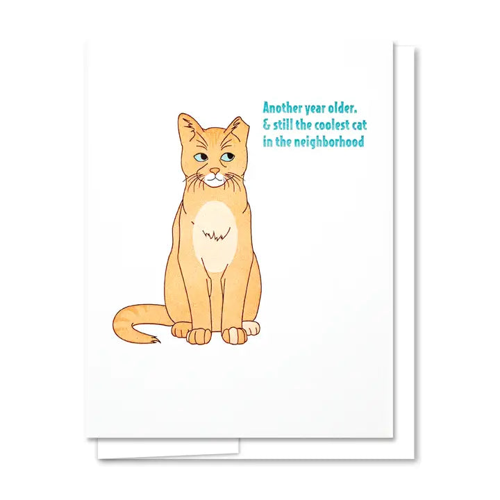 Coolest Cat Birthday Card