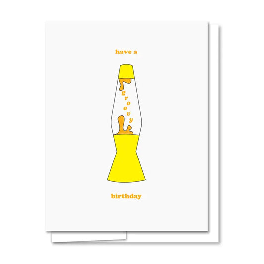 Lava Lamp Birthday Card