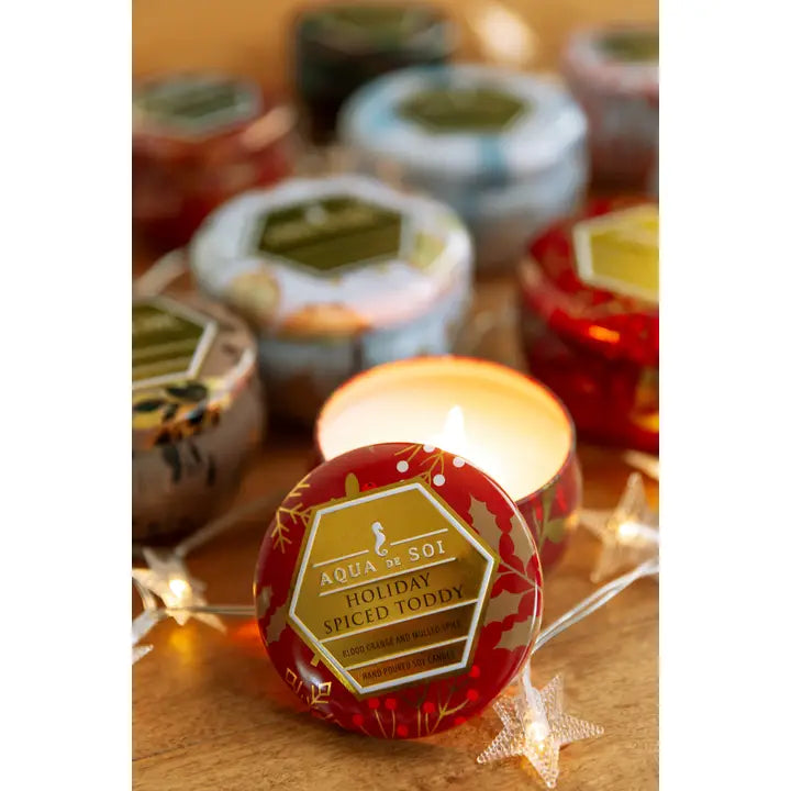 Holiday Spiced Toddy 9oz Aqua De Soi Tin