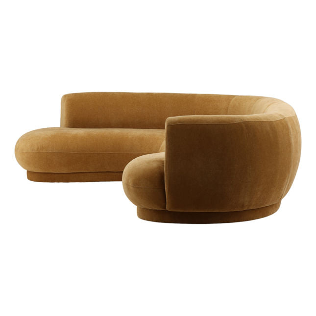 Curved Chaise Sectional