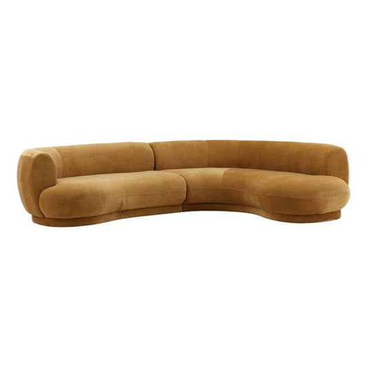 Curved Chaise Sectional