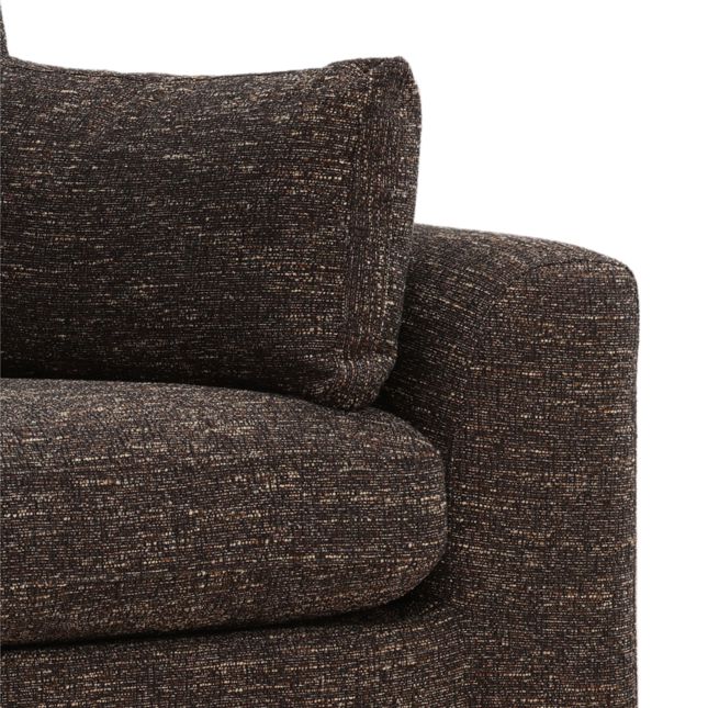 Tweed and Elmwood T Base Sofa