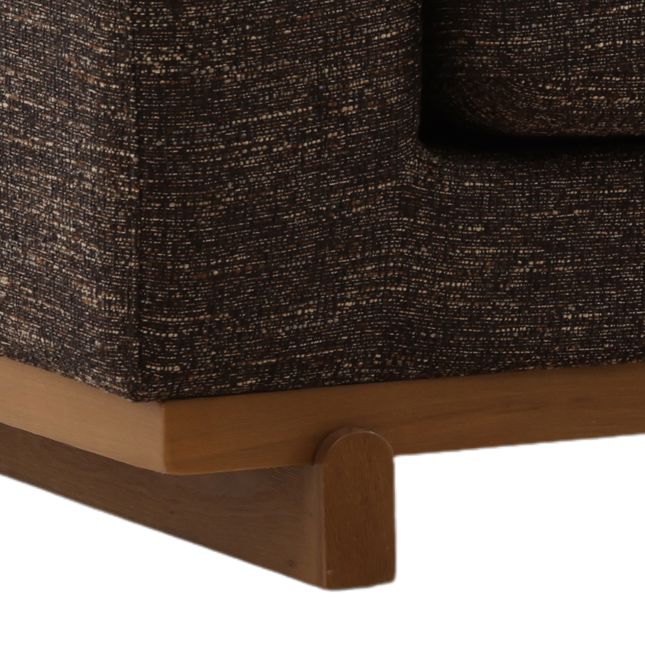 Tweed and Elmwood T Base Sofa