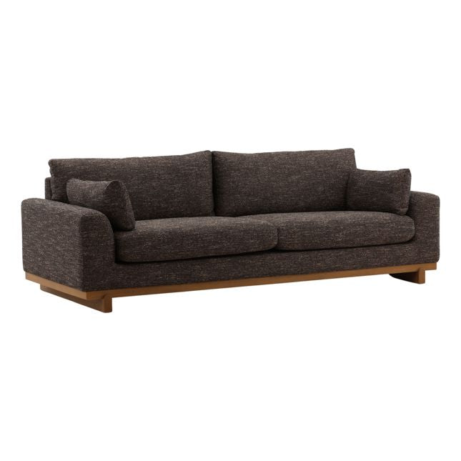 Tweed and Elmwood T Base Sofa