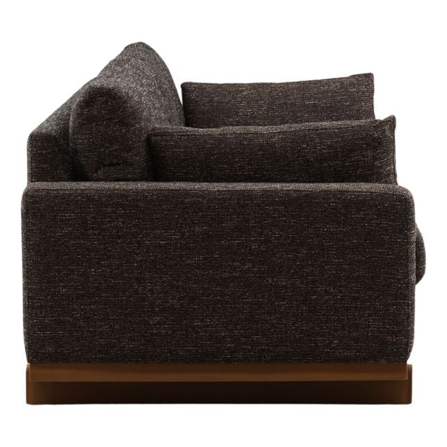 Tweed and Elmwood T Base Sofa