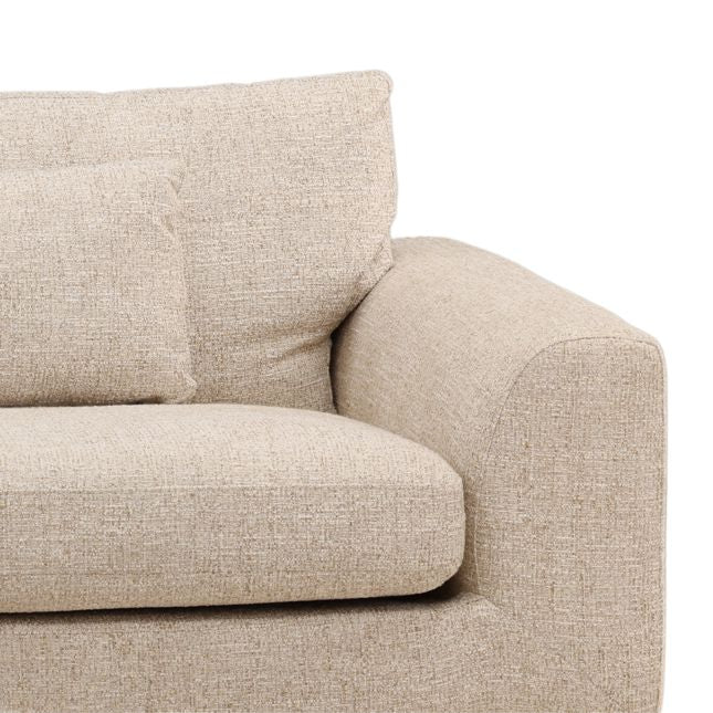 Tweed and Elmwood T Base Sofa