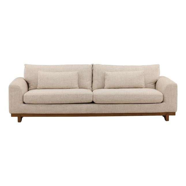 Tweed and Elmwood T Base Sofa