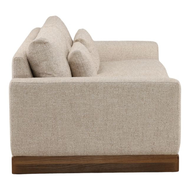 Tweed and Elmwood T Base Sofa