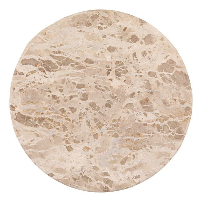 Panther Marble and Iron Bistro Table