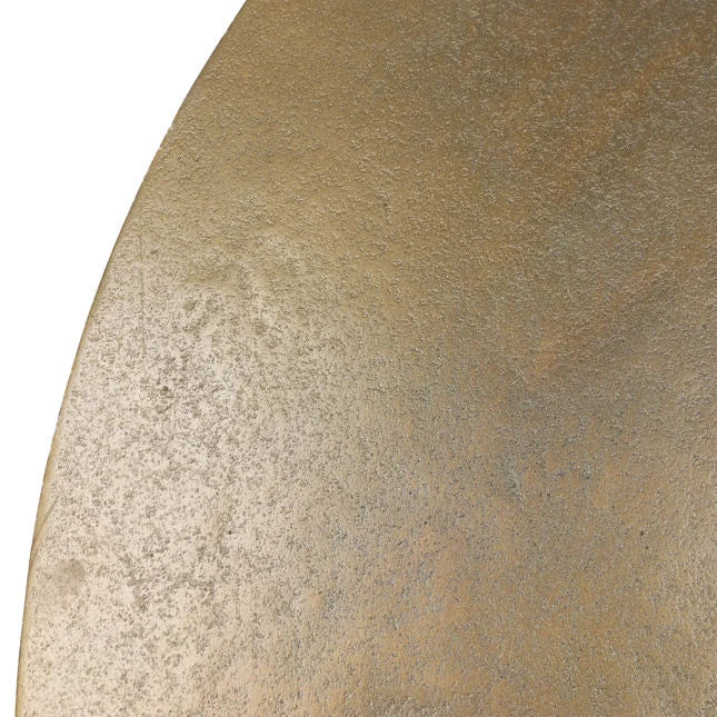 Tapered Cast Aluminum Bistro Table with Brass Finish
