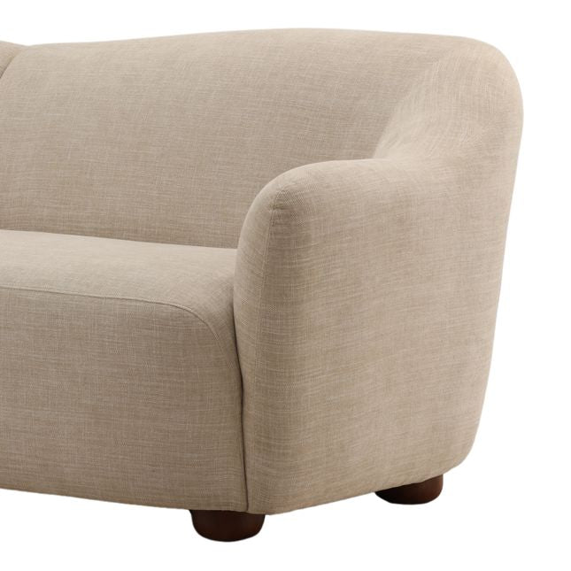 Two-Tone Basket Weave Sofa