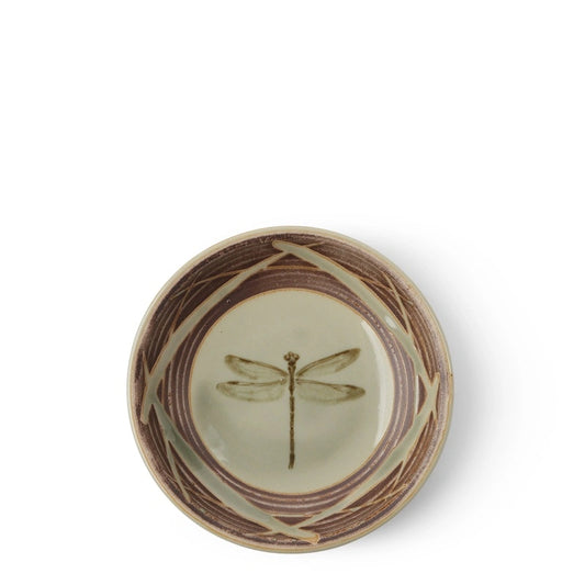 Dragonfly Basket weave 3-3/4" Dish
