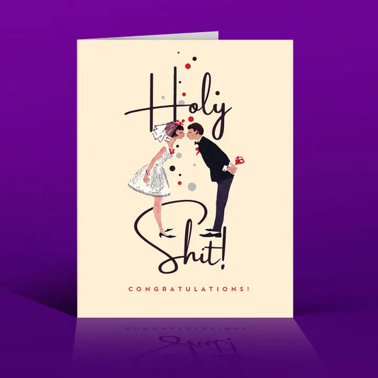 Holy Sh*t! Wedding Card