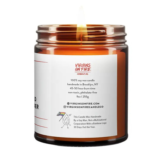 Heavily Tattooed Bartender (Whiskey Scented) Soy Candle