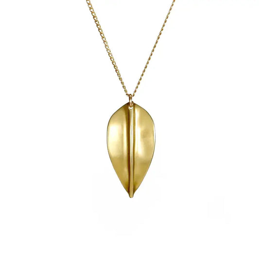 Calla Brass Necklace