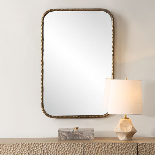 Knotted Bronze Mirror