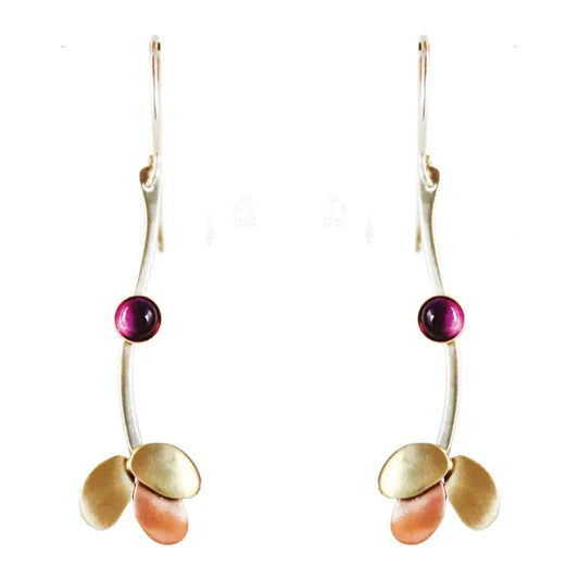 Garden Path Amethyst Earrings