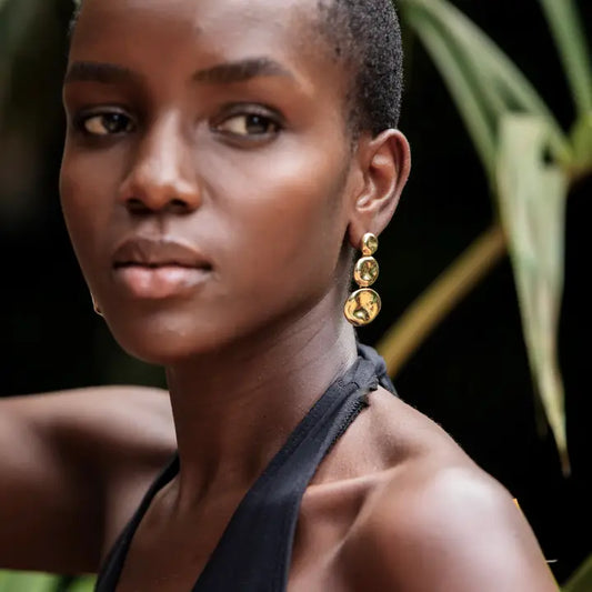 Sarki Triple Earrings