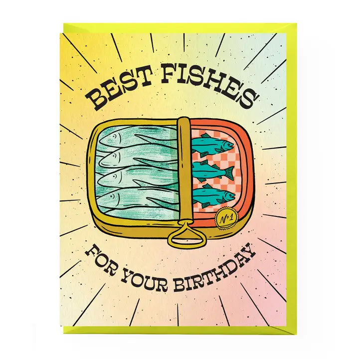 Best Fishes Birthday Card