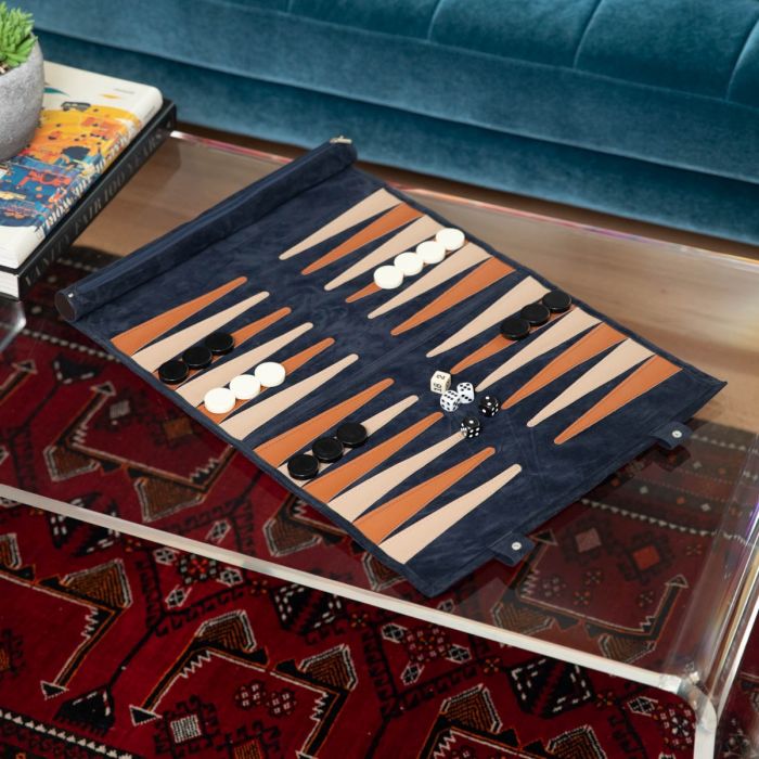 Navy Travel Backgammon