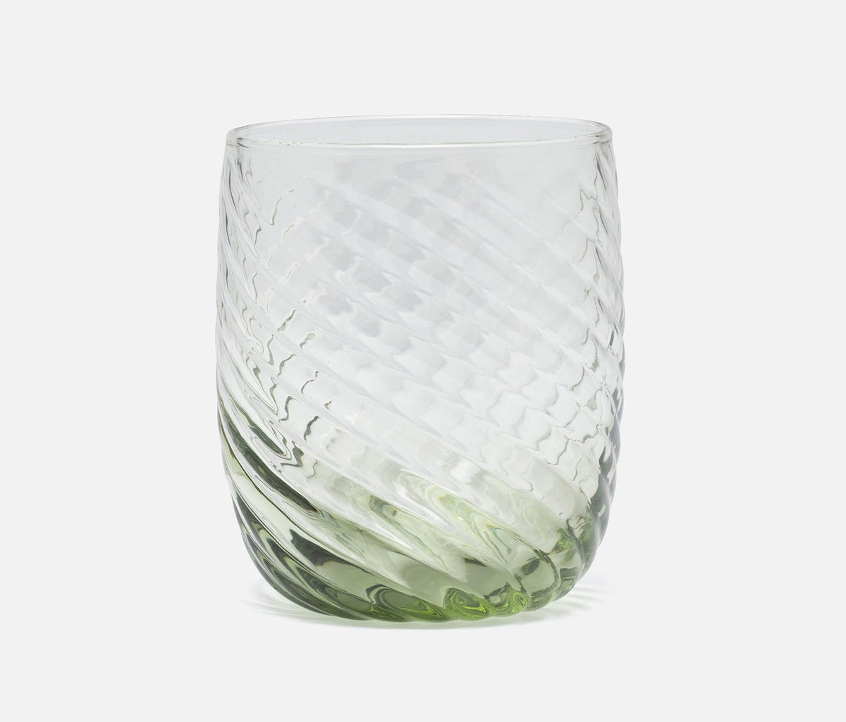 Florence Olive Green Handblown Tumbler