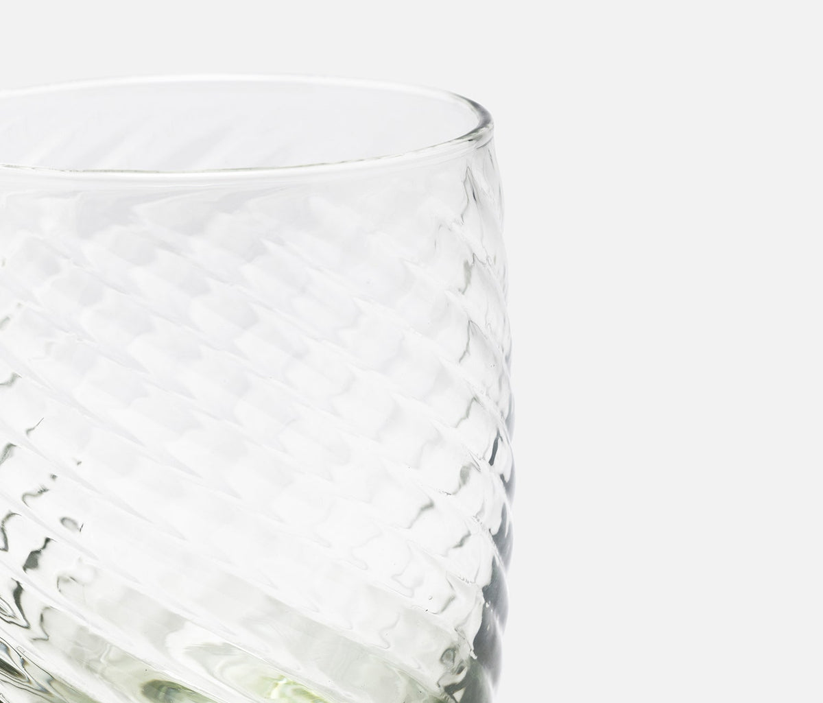 Florence Olive Green Handblown Tumbler
