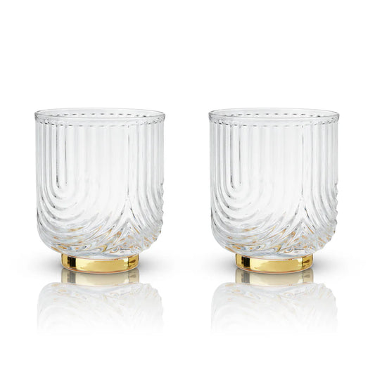 Set of 2 Deco Gatsby Tumblers
