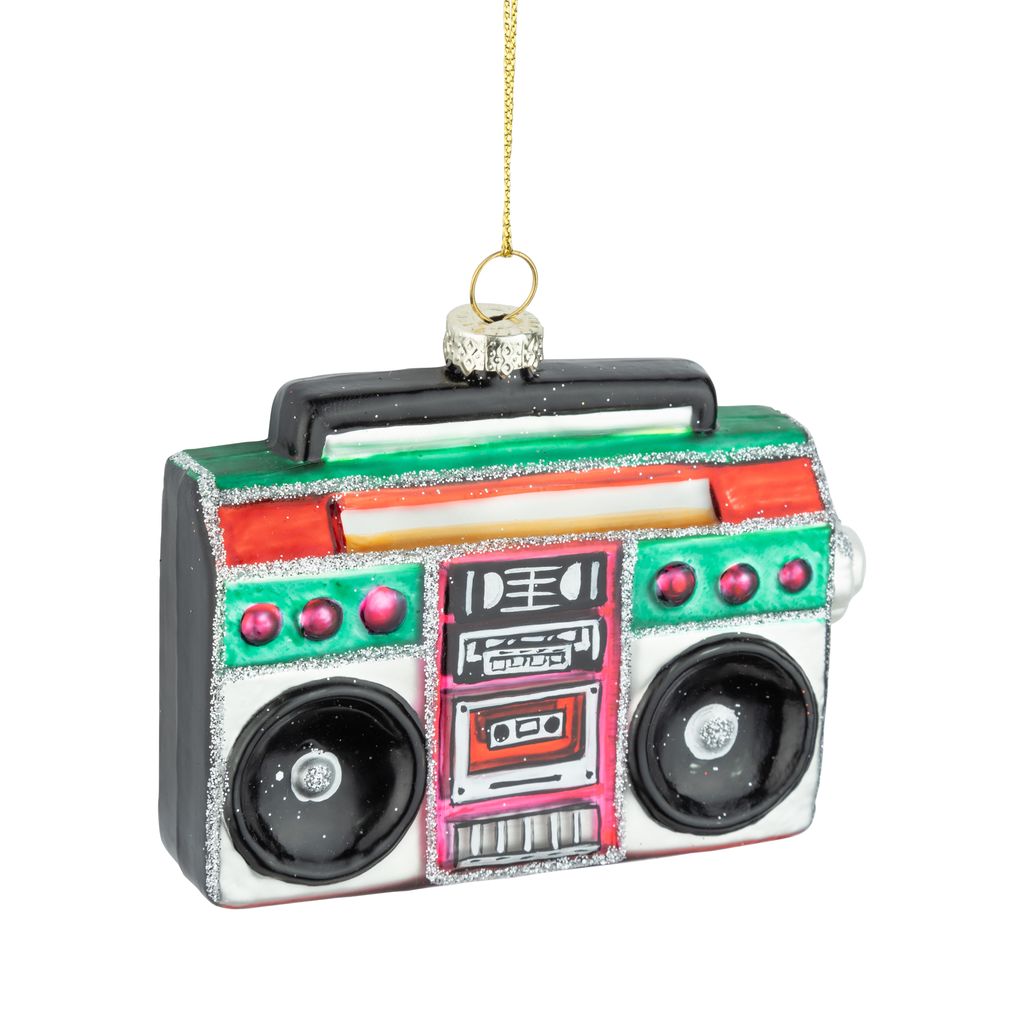 Boombox Ornament