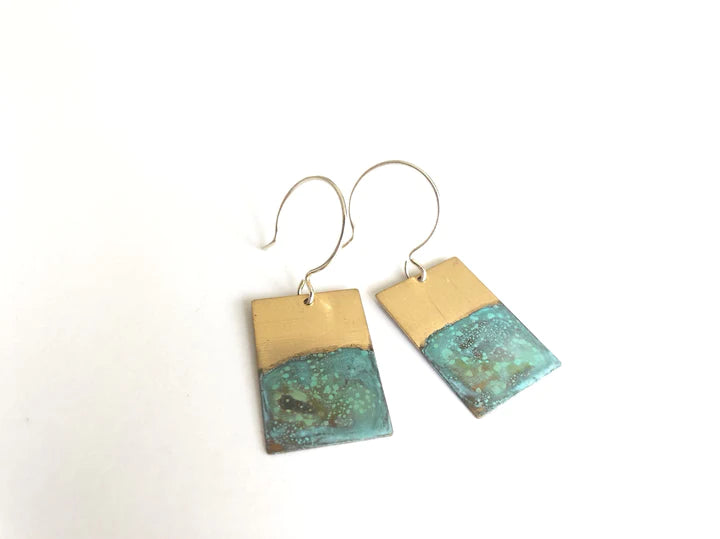 Rectangle Rising Tide Earrings