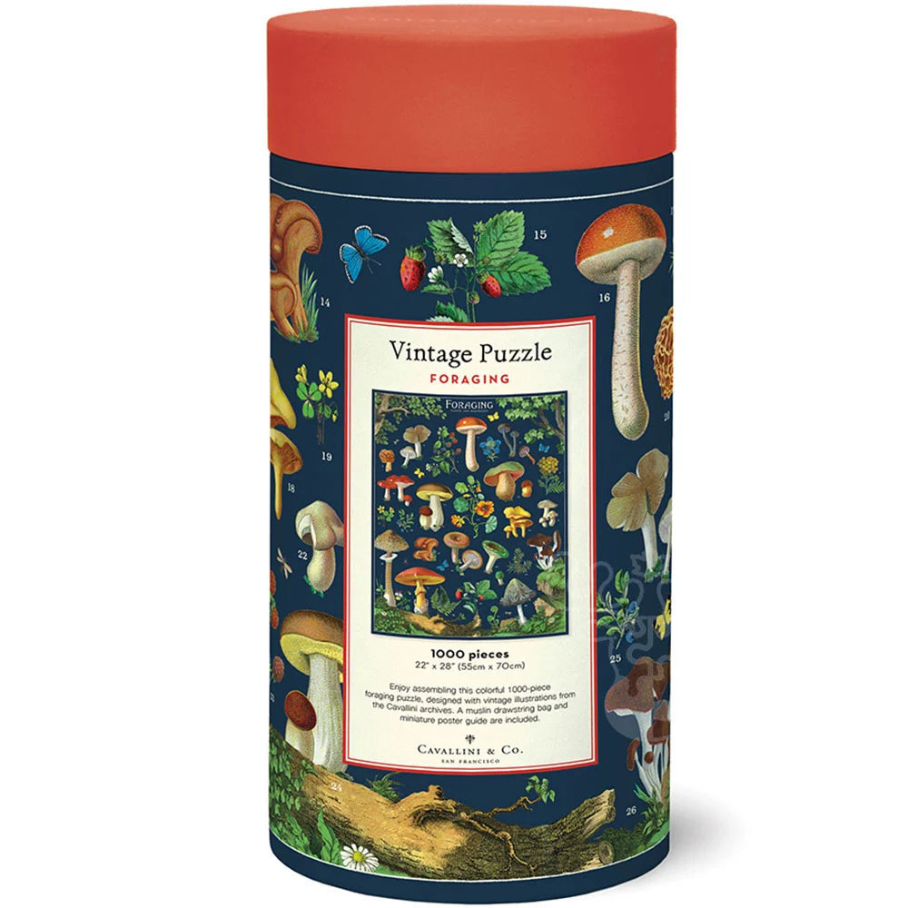 Foraging Plants and Mushrooms Puzzle