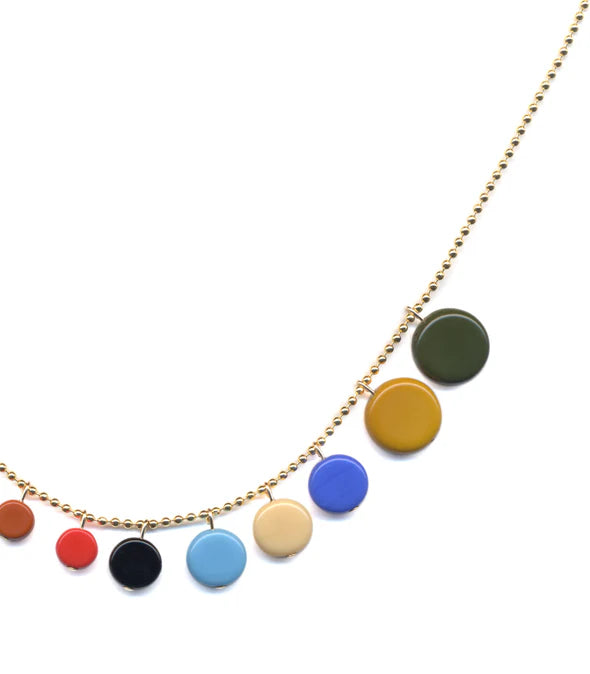 Gold Chain Yayoi Kusama Necklace